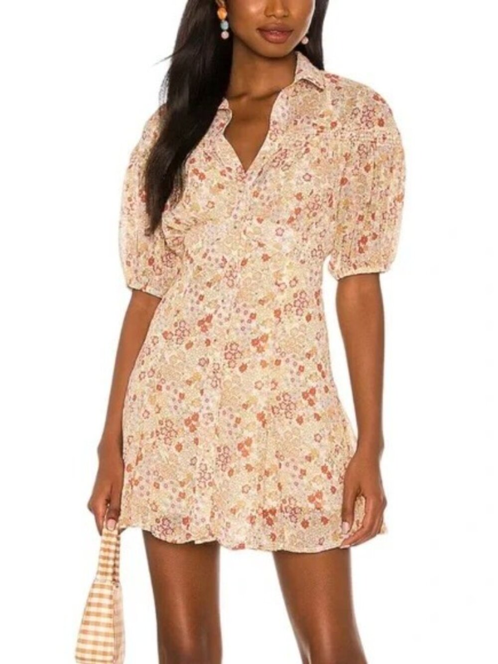 FREE PEOPLE BONNIE MINI DRESS MEDIUM